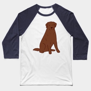 Brown Labrador drawing Baseball T-Shirt